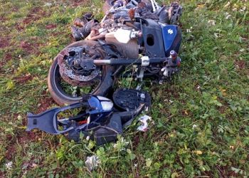 Morre no hospital motociclista que caiu em barranco na SC-135