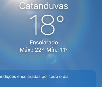 Semana começa com altas temperaturas em SC