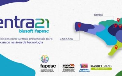 Programa Entra21 da Fapesc terá curso gratuito para área de tecnologia com turmas presenciais 