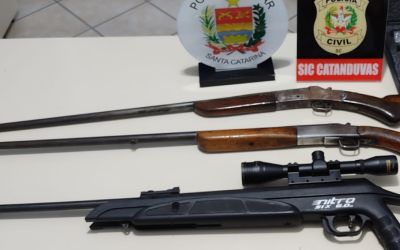 Homem é preso em Catanduvas por porte ilegal de arma de fogo