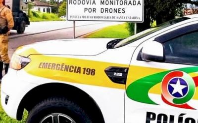 Polícia Militar Rodoviária passará a utilizar drones para fiscalizar ultrapassagens proibidas em SC