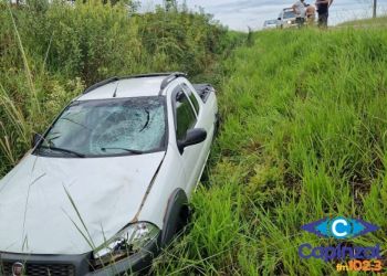 Vítima de atropelamento é socorrida por Bombeiros na SC-467