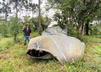 Possível peça de foguete é encontrado no Paraná