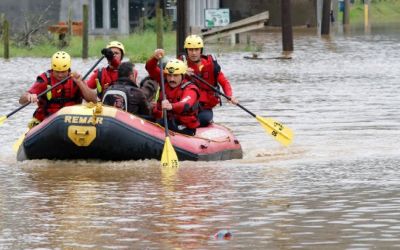 Em Santa Catarina 26 municípios registram ocorrências causadas pelas fortes chuvas