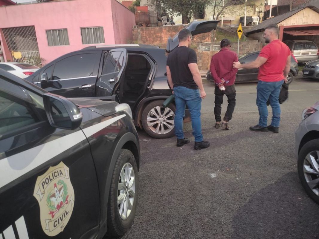 Polícia Civil prende homem por estupro de vulnerável na comarca de Herval d’Oeste