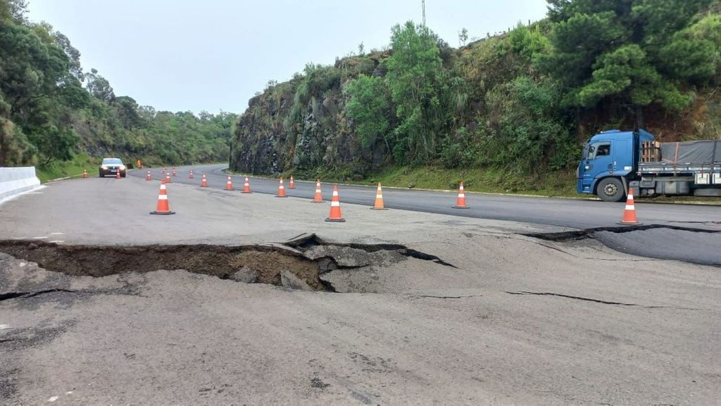 Confira a situação das rodovias em SC neste início de semana