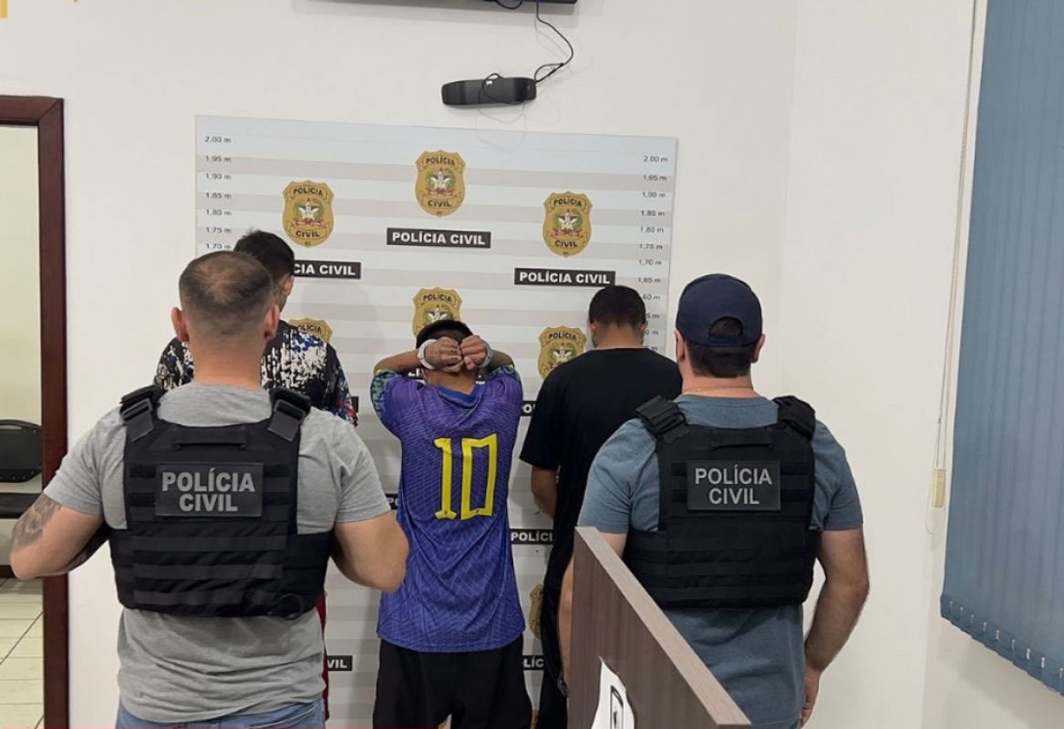 Polícias civil e militar prendem assaltantes em Campos Novos