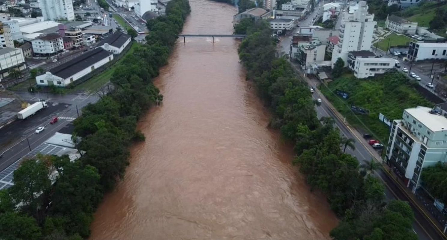 Confira como está o nível do Rio do Peixe na manhã desta sexta